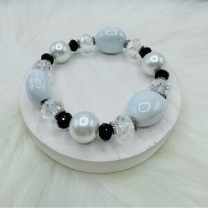 Colorful Beaded Glass Fashion Statement Stackable Bracelet Style 4